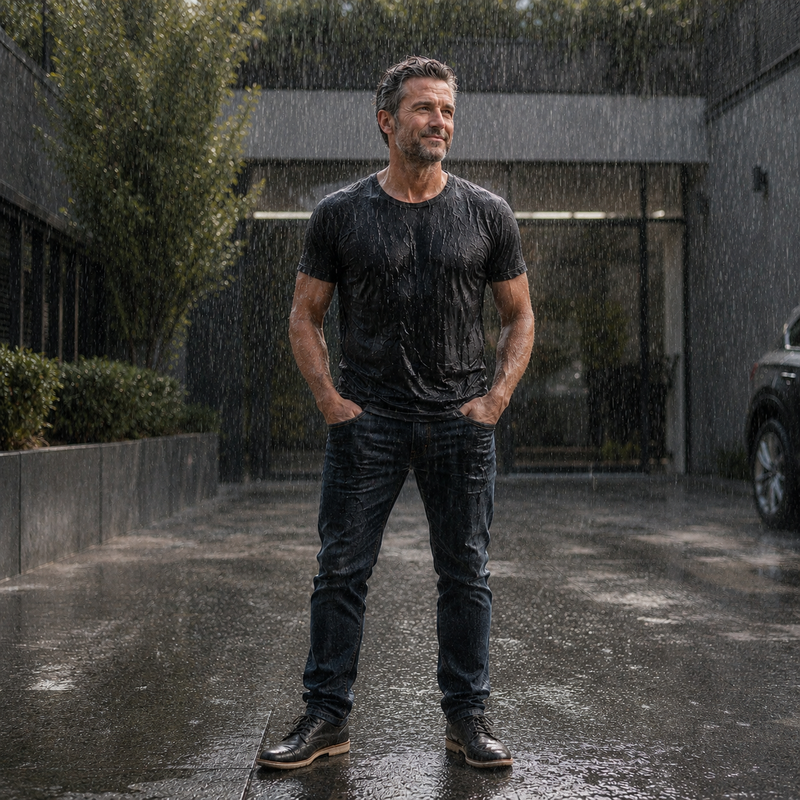 Bajo la lluvia
